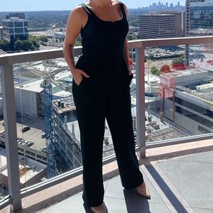 Donna Morgan Dark Green Jumpsuit Full Length